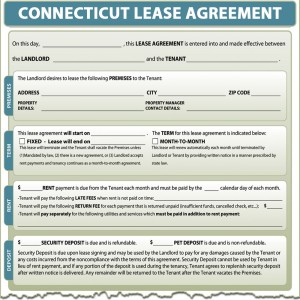 Connecticut Lease Agreement Form