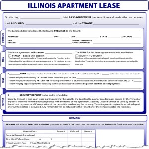 Illinois Apartment Lease Form