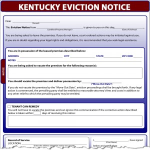 eviction notice kentucky forms