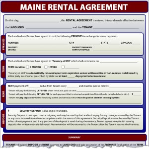 Maine Rental Agreement