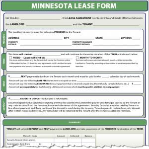 Minnesota Lease Form