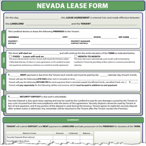 Nevada Lease Form
