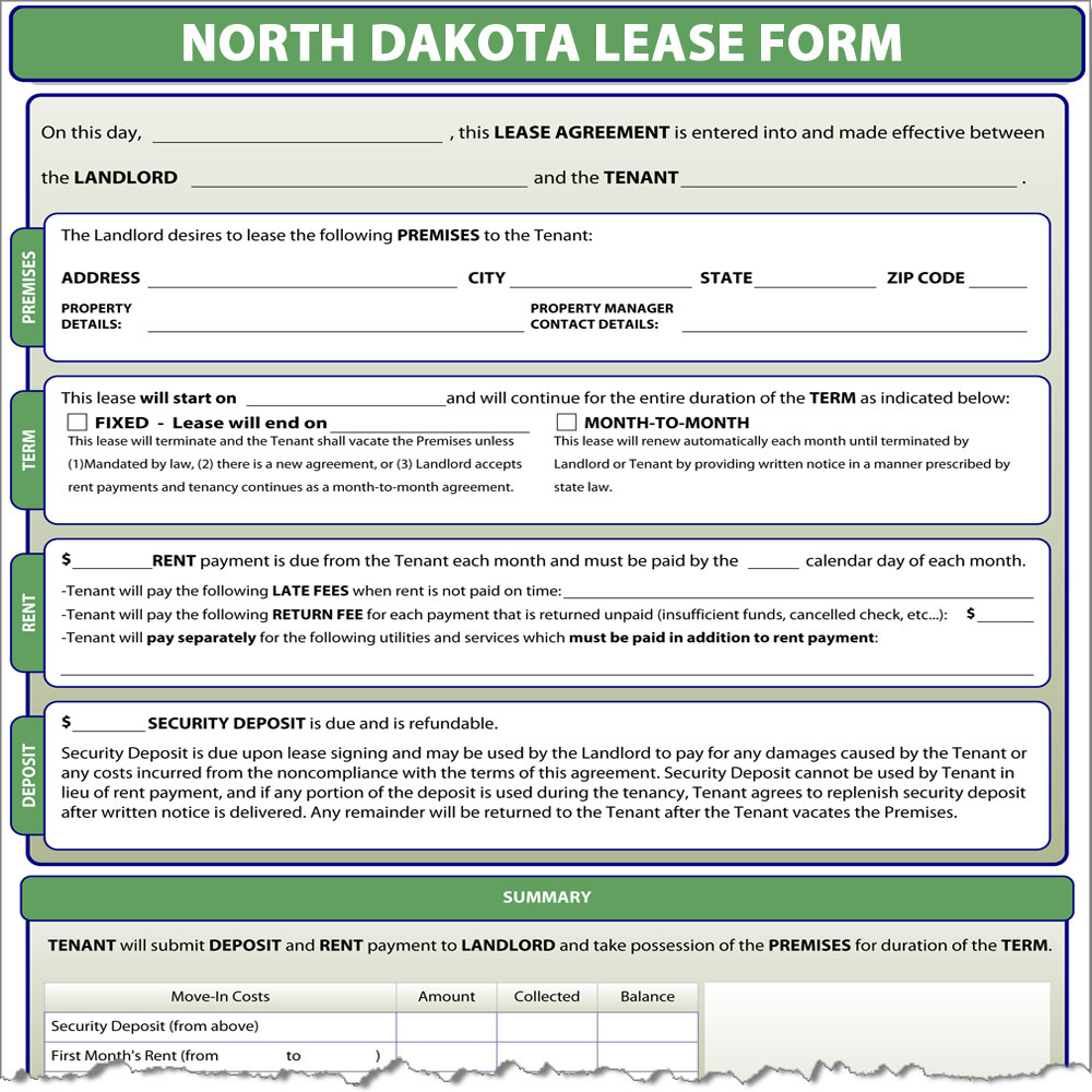 North Dakota Lease