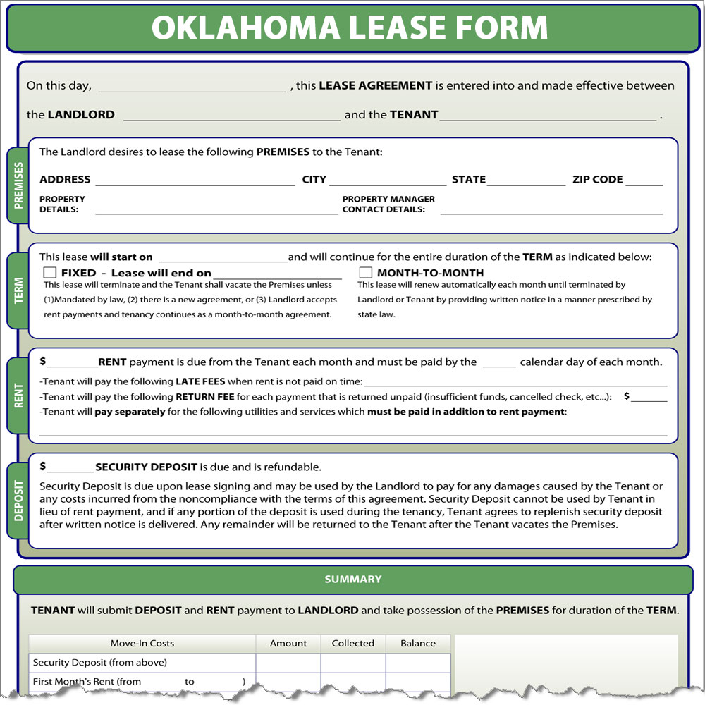 Oklahoma Lease