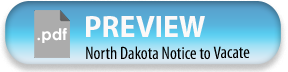 North Dakota Notice to Vacate PDF