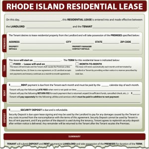 Rhode Island Residential Lease