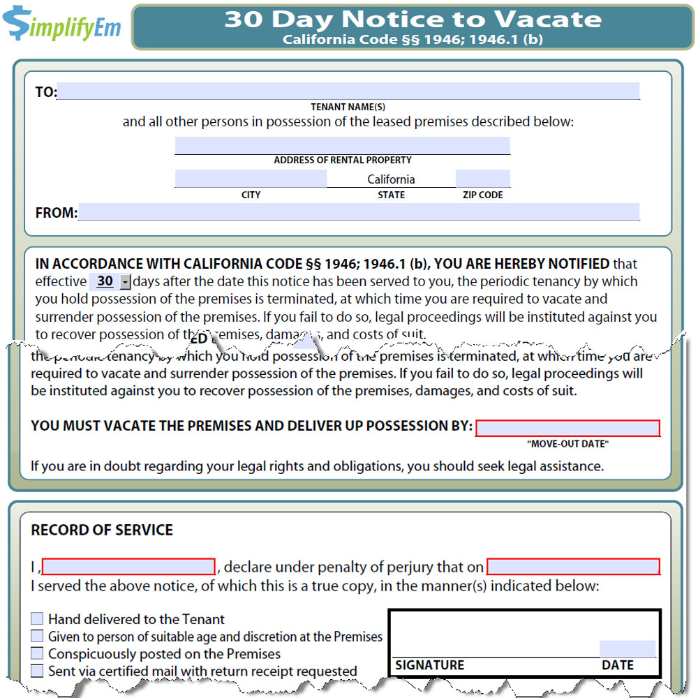 california-notice-to-vacate