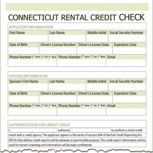 Connecticut Rental Credit Check