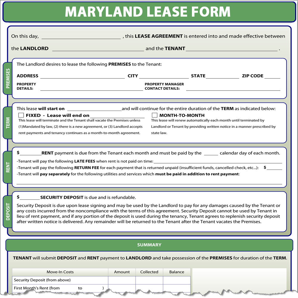 Maryland Lease