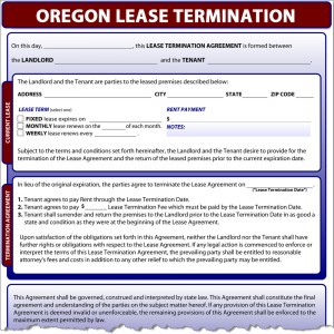 Oregon Lease Termination