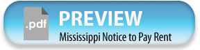 Mississippi Notice to Pay Rent Preview