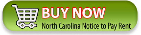 North Carolina Notice to Pay Rent Template