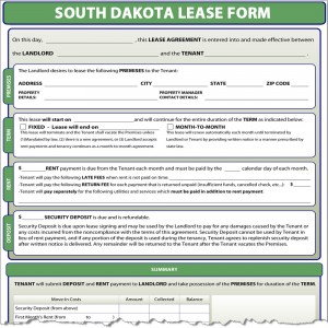 South Dakota Lease Form