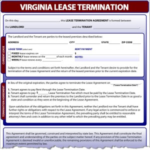 Virginia Lease Termination