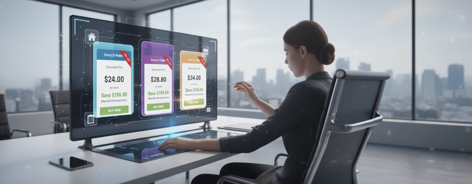 Modern apartment building