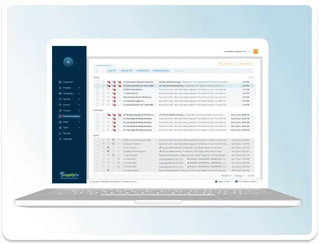 instant alerts notifications SimplifyEm property management